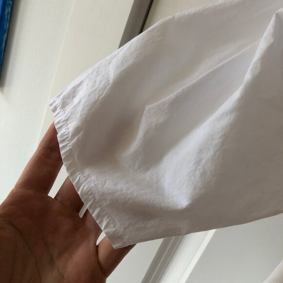 Nation LTD. Women's Top XS Radhika Bold Shoulder Top in Optic White NWT's $143 - Picture 7 of 10